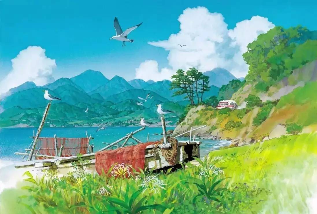 他是宫崎骏背后的男人画出了人人沉醉的干净世界