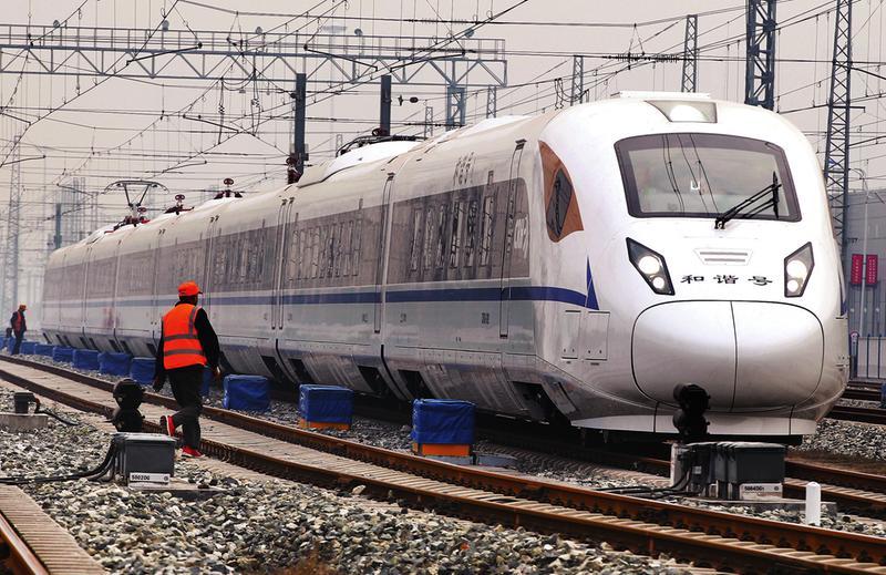 crh3a型动车组.